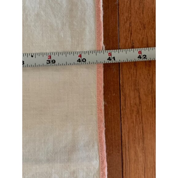 Hand-Embroidered Puppy & Kitten Baby Blanket 41x33 Inches Cotton Cream - Picture 5 of 10